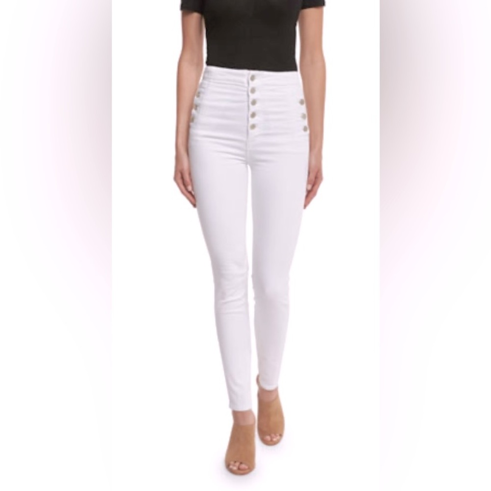Like new! J Brand Natasha White Jeans
